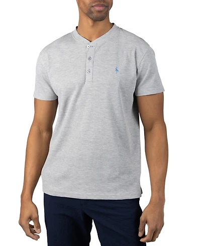Tailorbyrd Men's Crew Neck Henley T-Shirt