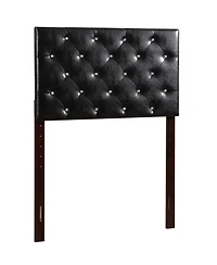 Flynama Twin Upholstered Headboard with Faux Jewel Tufting Adjustable Height