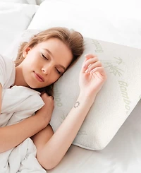 Cheer Collection Latex Pillow, 15.7" x 23.6"