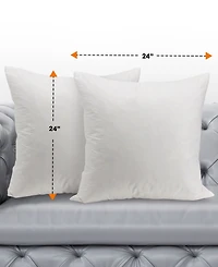 Cheer Collection 95% Feather/5% Down 2-Pack Pillow Inserts
