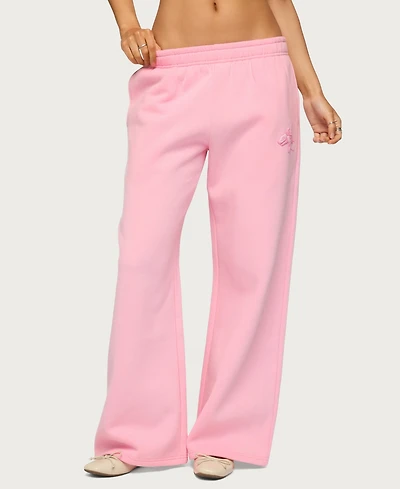 Edikted Women's Keychain Cutie Straight Leg Sweatpants