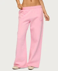 Edikted Women's Keychain Cutie Straight Leg Sweatpants