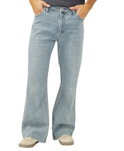 Silver Jeans Co. Men's Jack Wide Leg Bootcut Zip Fly
