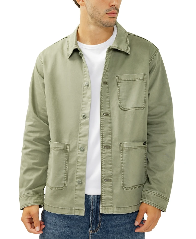 Silver Jeans Co. Men's Chore Classic-Fit Utility Jacket