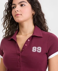 Ultra Flirt Juniors' Layered-Look Polo Shirt