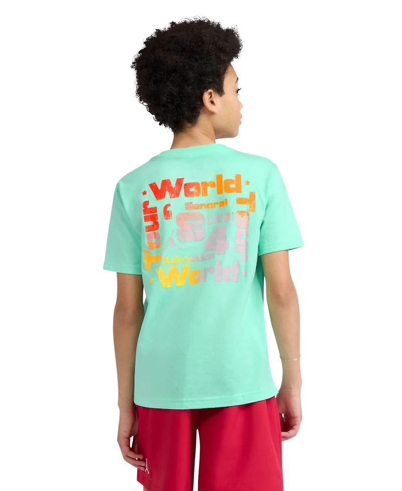 Jordan Boys' 8-20 World Tour Short-Sleeve T-Shirt