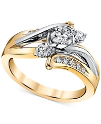 Sirena Diamond Engagement Ring (5/8 ct. t.w.) in 14k Gold and White Gold