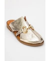 Forever & Always Shoes Women's Favor Leather Clogs