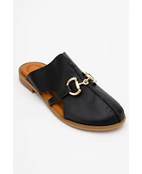 Forever and Always Shoes Women's Favor Leather Clogs