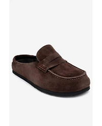 Forever & Always Shoes Women Priva Leather Slip-On Slipper