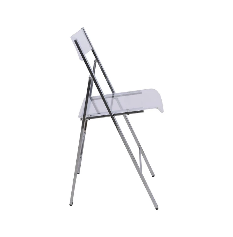 Menno Modern Acrylic Folding Chair