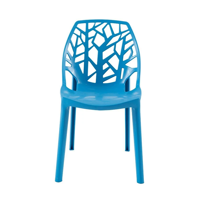 LeisureMod Modern Cornelia Dining Chair, Set of 2