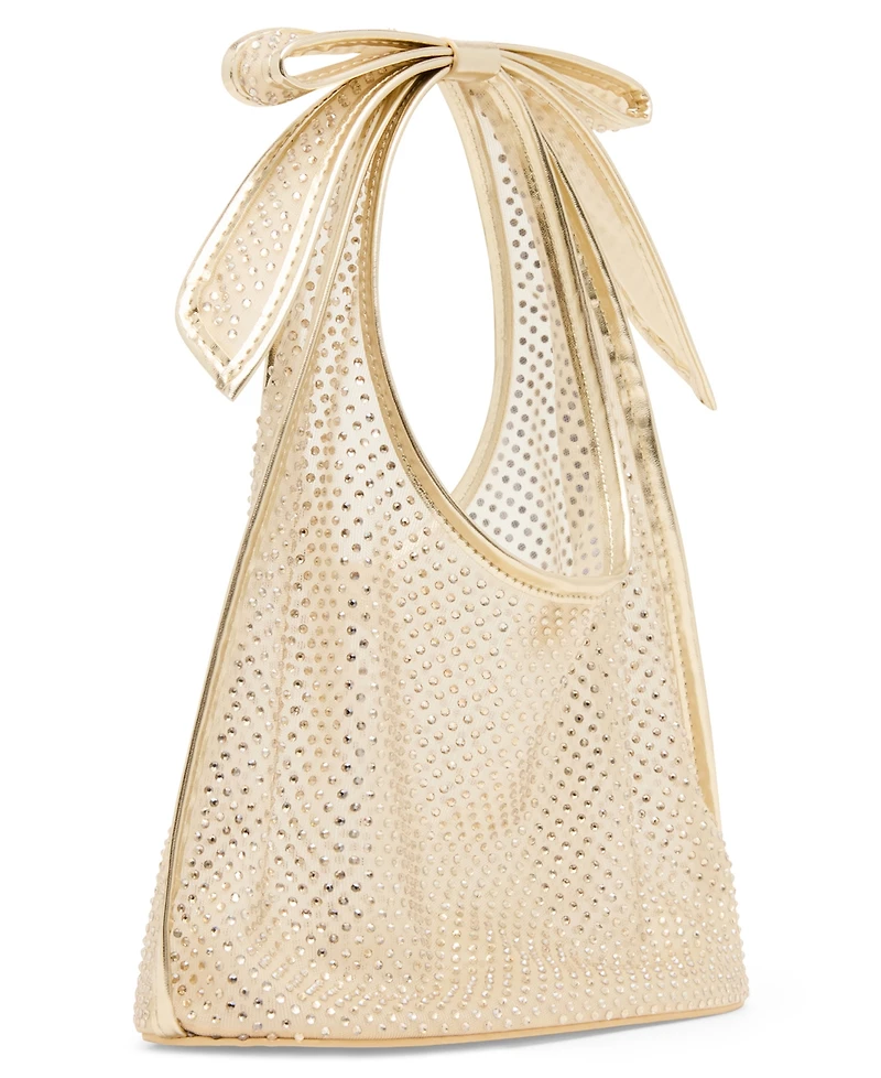 Betsey Johnson Bow Small Mesh Tote Handbag
