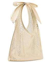 Betsey Johnson Bow Small Mesh Tote Handbag