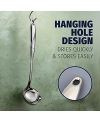 Stainless Steel 13-inch Soup Ladle Cooking Utensil