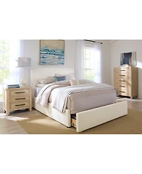 Marcel 3-Pc. Upholstered California King Storage Bed Set (Bed