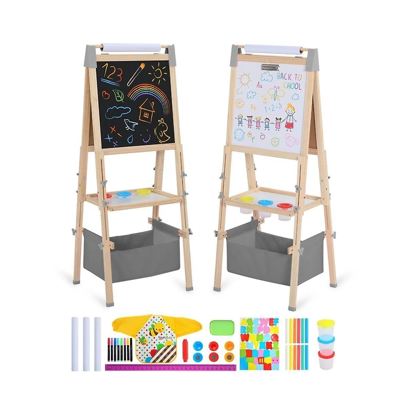 Kinder King 3 1 Kids Art Easel Set
