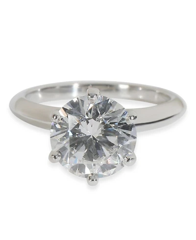 Pre-Owned Tiffany & Co 2.56 ct Round Brilliant Diamond Engagement Ring