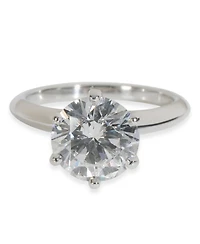 Pre-Owned Tiffany & Co 2.56 ct Round Brilliant Diamond Engagement Ring