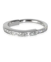 Pre-Owned Tiffany & Co White Gold Diamond Lock Ring