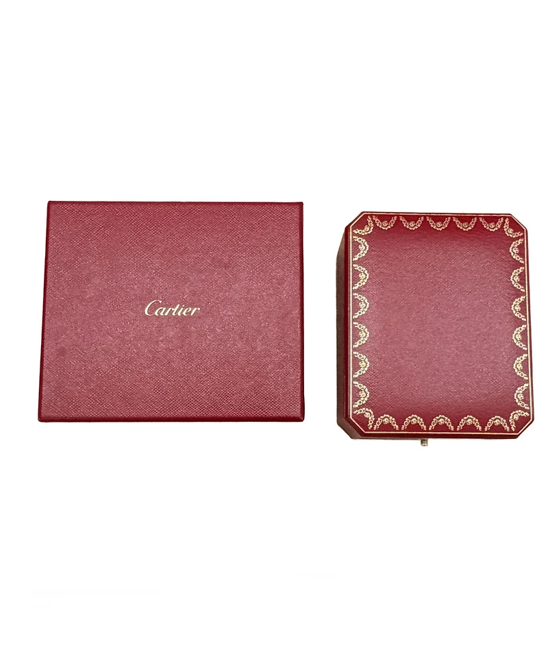 Pre-Owned Cartier Rose Gold Diamond Small Model Juste Un Clou Earrings