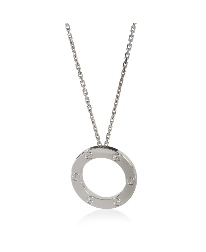 Pre-Owned Cartier White Gold Love Necklace