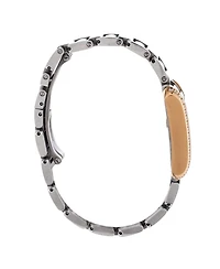 Pre-Owned Cartier Tank Anglaise Quartz Watch in Stainless Steel and Rose Gold with Diamond Bezel 23mm