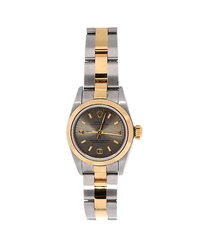 Pre-Owned Rolex Oyster Perpetual Automatic Watch in Stainless Steel and Gold 24mm