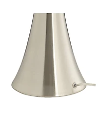 360 Lighting Rachel Art Deco Style Table Lamps 28" Tall Set of 2 Column Metal with Table Top Dimmers Drum for Bedroom Living Room Bedside