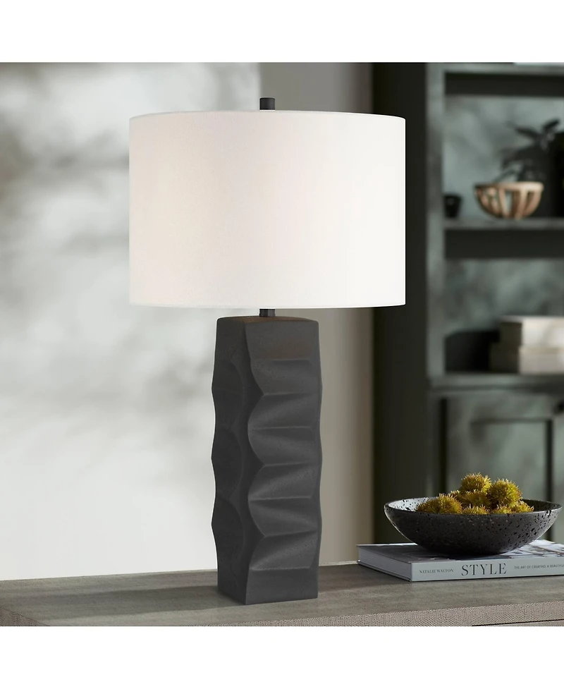 360 Lighting Aidan 31" High Modern Ceramic Table Lamp with Dimmer