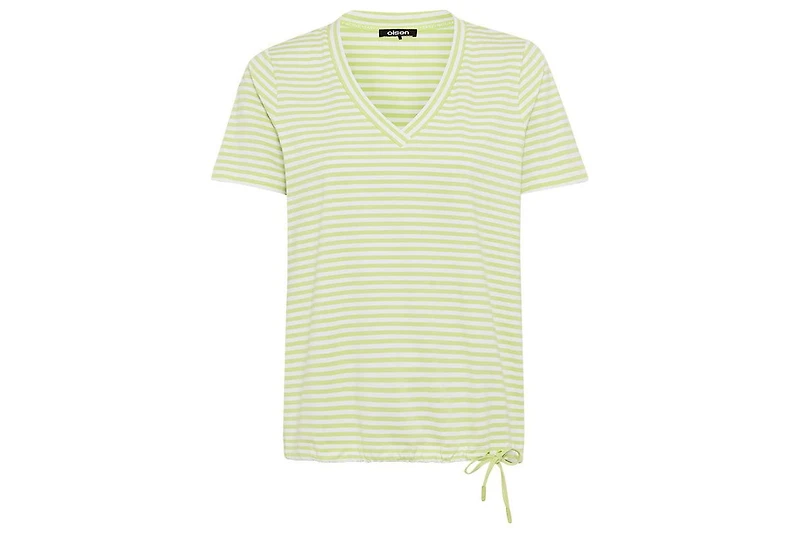 Olsen Women's Stripe V-Neck T-Shirt