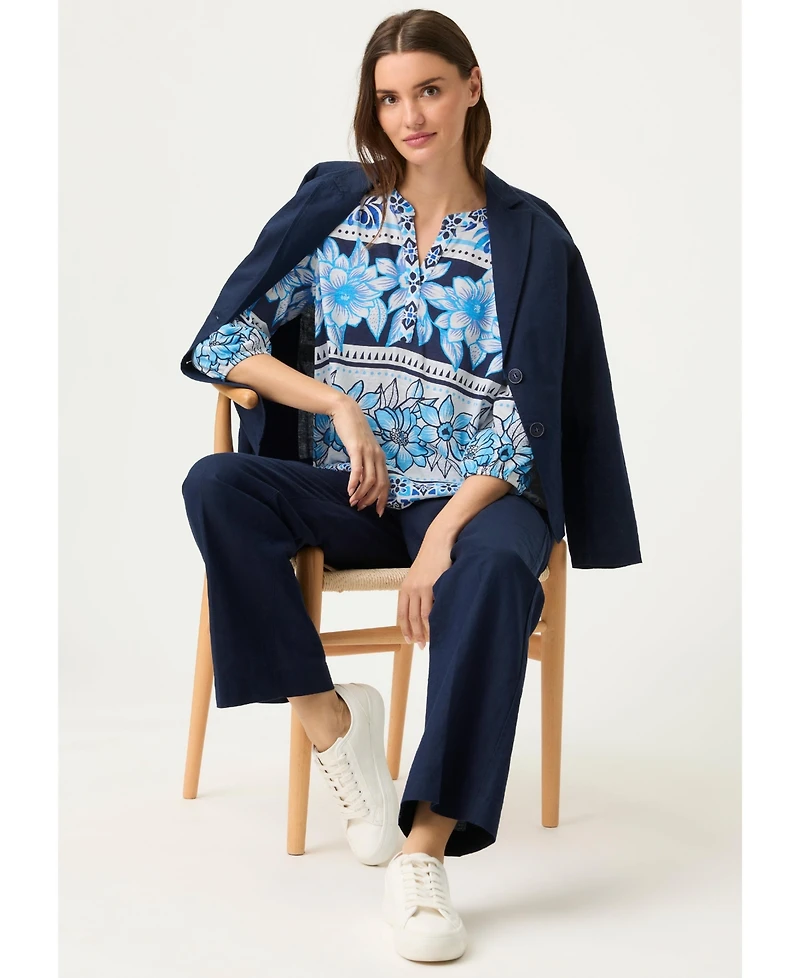 Olsen Women's Floral Panneaux T-Shirt