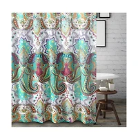 Greenland Home Fashions Barefoot Bungalow Nirvana Bath Shower Curtain