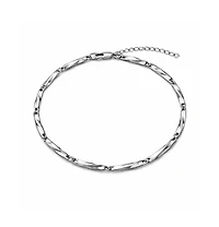 Rebl Jewelry Twisted Link Bracelet Stainless Steel