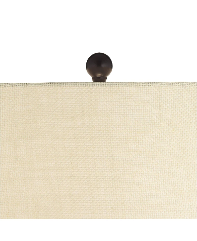 360 Lighting San Marcos 27" Tall Modern Coastal Table Lamps Set of 2 Wicker Metal Living Room Bedroom