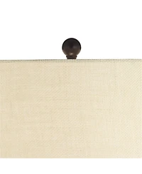 360 Lighting San Marcos 27" Tall Modern Coastal Table Lamps Set of 2 Wicker Metal Living Room Bedroom