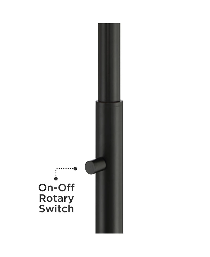 360 Lighting Modern Adjustable Floor Lamp with Usb Charging Port 61" Tall Brass Living Room Reading