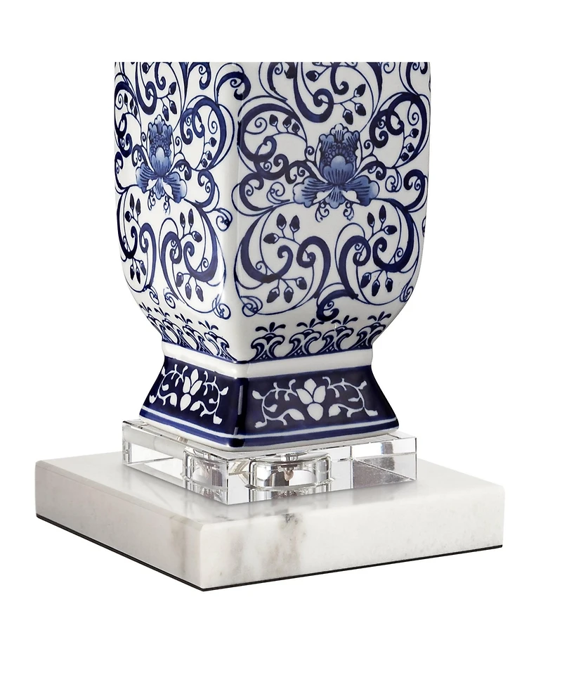 Barnes and Ivy Iris 28" Tall Asian Inspired Table Lamp