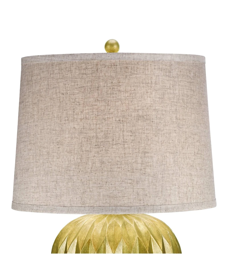 Possini Euro Design Buckhead 28" Tall Urn Modern Table Lamps Set of 2 Bronze Finish Living Room Bedroom Bedside Nightstand