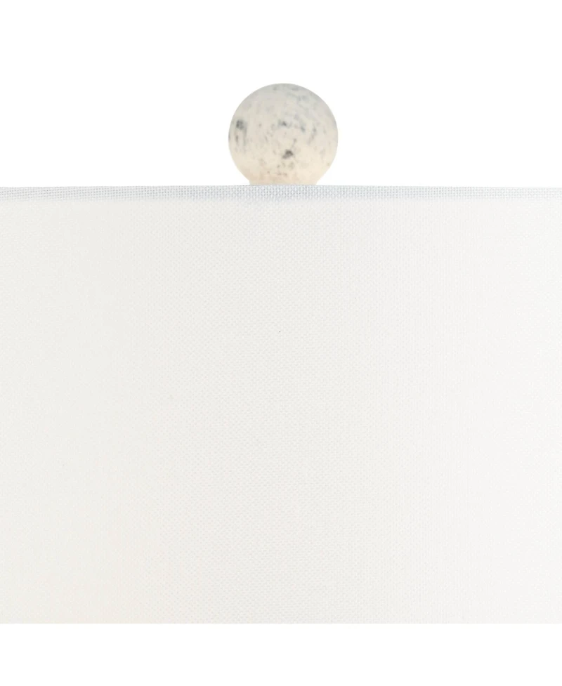 Possini Euro Design 23" High Small Modern Coastal Accent Table Lamps Set of 2 Sandstone Finish Ceramic Living Room Bedroom