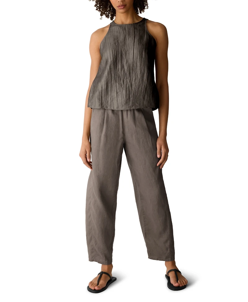Eileen Fisher Women's Ankle Pleated Lantern Pants