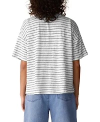 Eileen Fisher Women's Short-Sleeve Crewneck Top