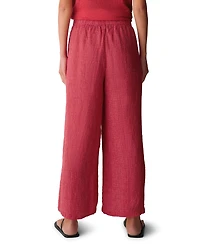Eileen Fisher Women's Wide-Leg Ankle-Length Pants