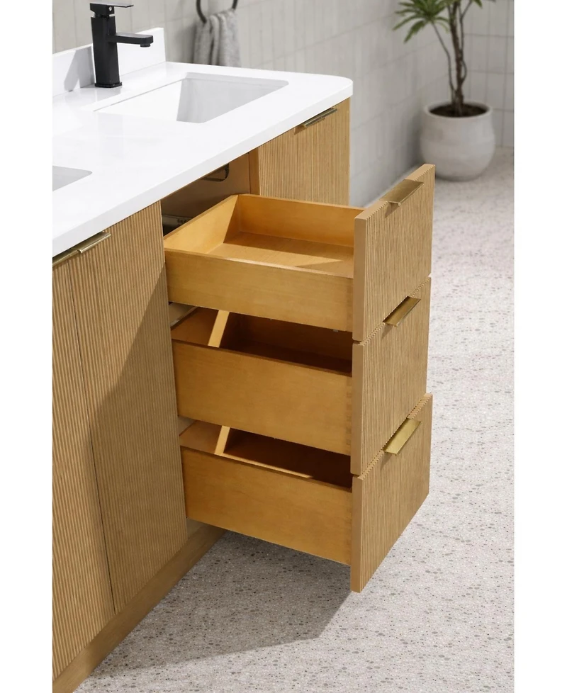 Ari Bath Calamigo 55" Bathroom Vanity Oak