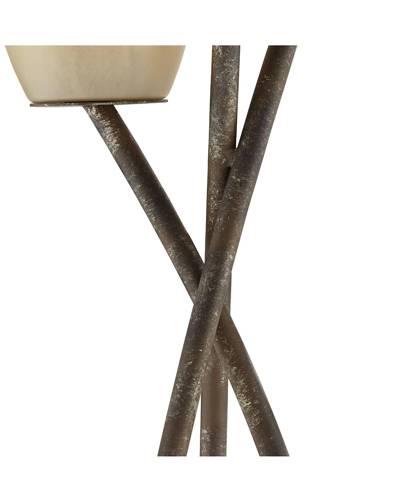 Franklin Iron Works Vierra Trio Farmhouse Rustic 68" Tall Standing Floor Lamp 3-Light Foot Switch