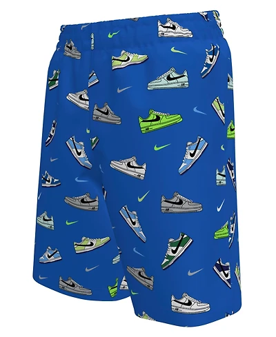 Nike Big Boys 7" Multi Sneaker Volley Swim Shorts