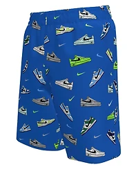 Nike Big Boys 7" Multi Sneaker Volley Swim Shorts