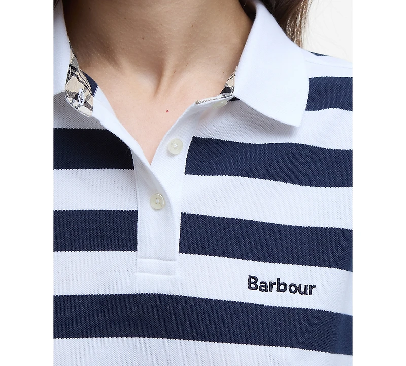 Barbour Women's Ashbourne Striped Polo Top