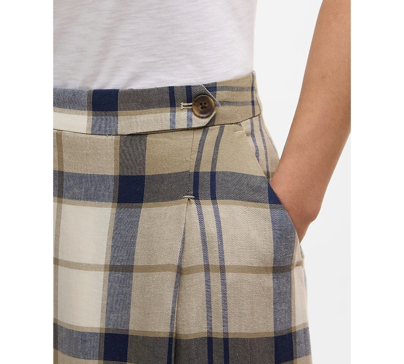 Barbour Women's Ballina Mock Wrap Midi Skirt