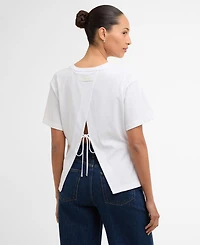 Barbour Women's Liza Short-Sleeve Cotton T-Shirt